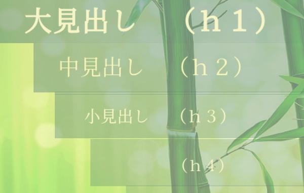 heading　見出し